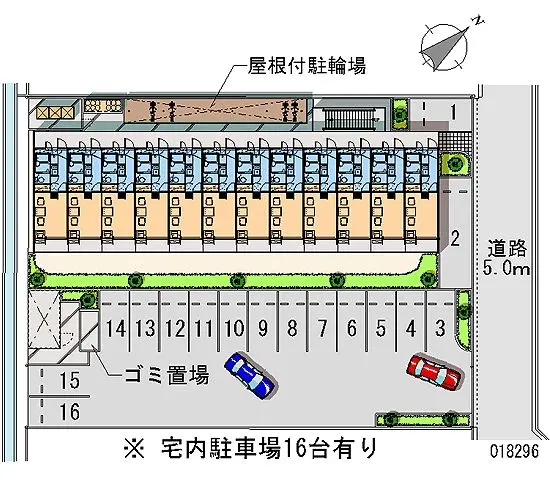 ★手数料０円★岸和田市加守町　月極駐車場（LP）